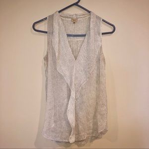 ARITZIA T. Babaton 100% Silk Printed Blouse